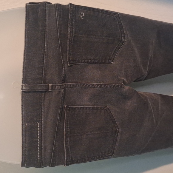 Rag & Bone Moto Jeans womens size 27  distressed black with zippers - Picture 5 of 7